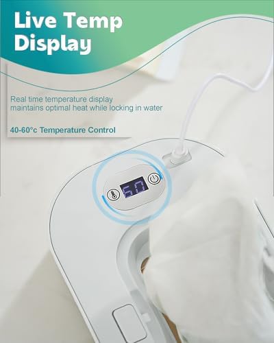 Top down view of Banapoy wet wipe heating container