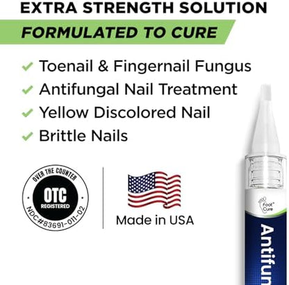 Foot Cure extra strength nail repair pen with applicator brush