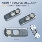 Blissleaf refrigerator door safety lock adhesive pads