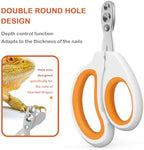 NGUMMS pet nail trimmer with angled groove for precise claw cutting.