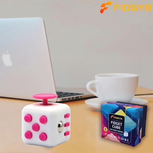 FIDGYB desk gadget for focus showing the classic on off toggle switch side