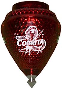 Mini Cobra spinning top showing interior storage design