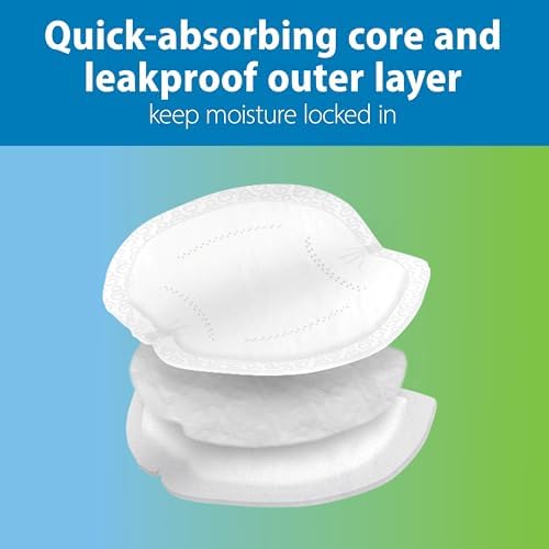 Dr. Brown's disposable breast pad adhesive strip detail