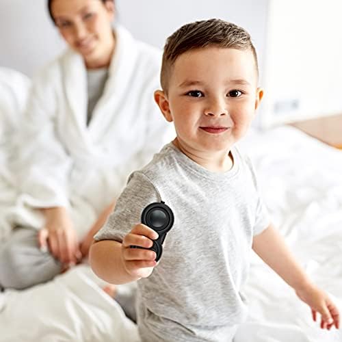 WTYCD retro controller fidget sensory pad highlighting the rubberized finish and textured tranquil section