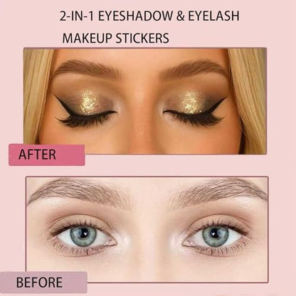 Easy to use eyeshadow eyelash patch for all eye shapes