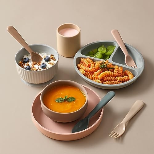 Poikshark toddler dining set with rounded edges for safety