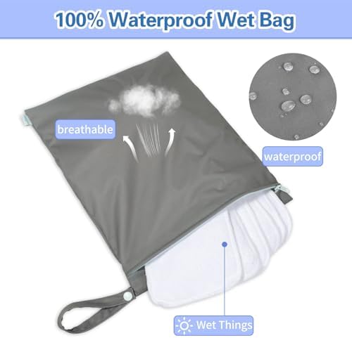 Babygoal wet dry bag showing the waterproof interior lining
