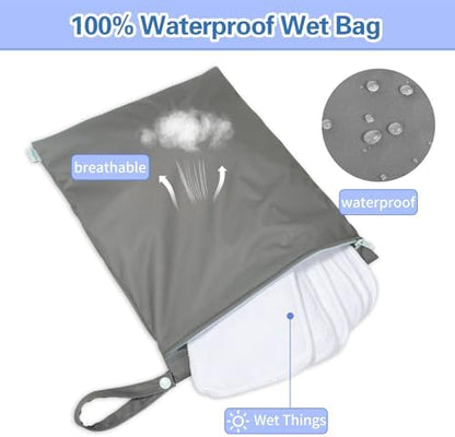 Babygoal wet dry bag showing the waterproof interior lining