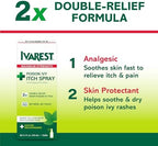 Ivarest Poison Oak and Sumac Relief clear liquid spray packaging
