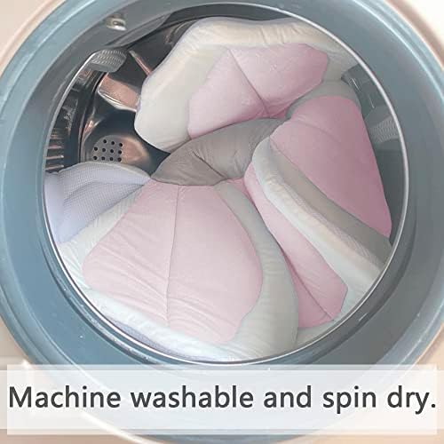 Close up of plush fabric on Tofoan petal bath support