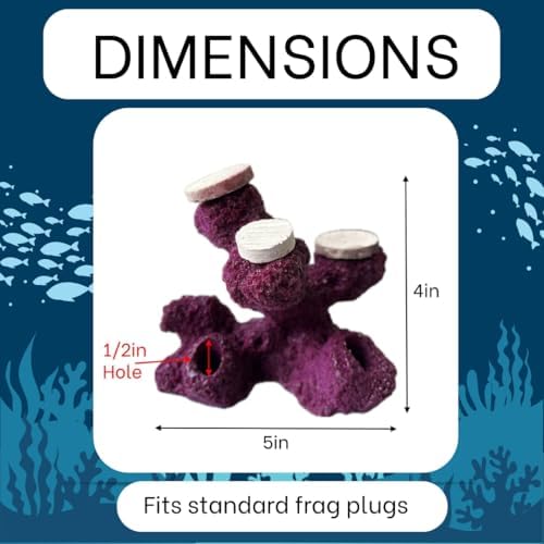 Ocean Aquaria vertical reef formation artificial coral insert alternative angle