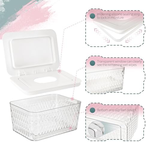 Top view of Whiidoom transparent wipes container