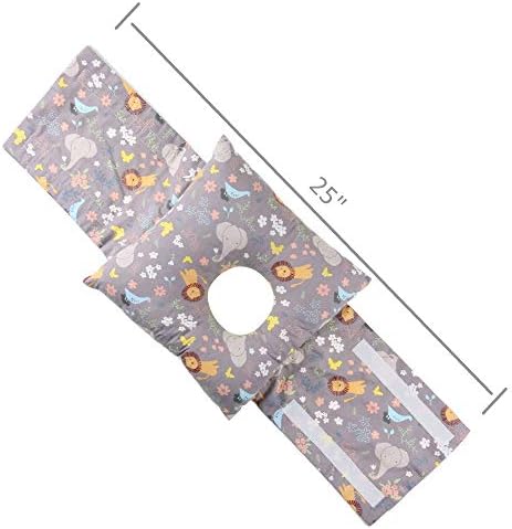 Soft cotton Pinklilycare tummy time pillow for infants