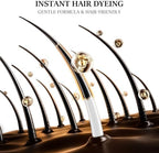 Instant hair color stick black shade swatch