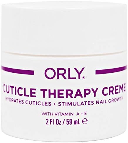 Close up of Orly Cuticle Therapy Cream jar showing the moisturizing treatment for healthy cuticles.