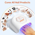 Modelones 48W nail curing lamp with orange buttons
