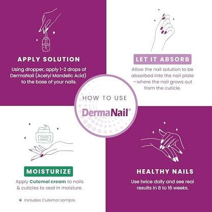 DermaNail strengthening treatment for thin and peeling nails