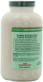Fresh bee pollen nutritional facts product packaging