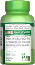 Nature's Truth Vitamin E 60 count supplement bottle label showing potency details.