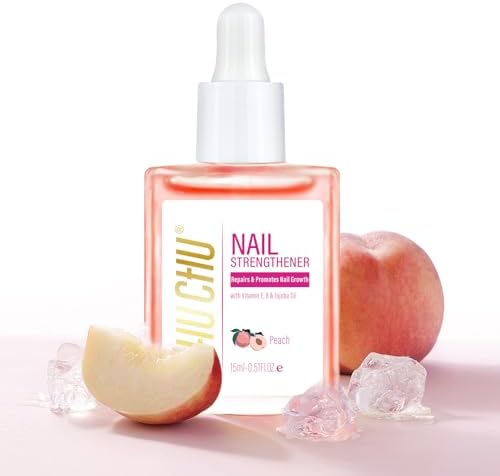 Close up of Chuchu cuticle oil dropper application