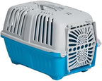 Spree by MidWest hard-sided plastic pet kennel side view highlighting ventilated design