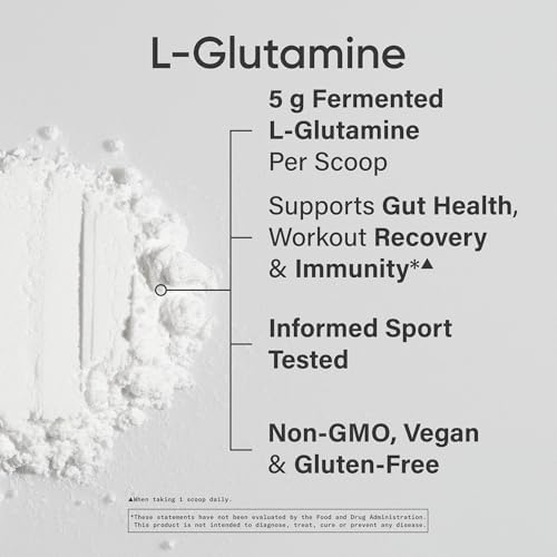 Top view of Sports Research L-Glutamine container lid