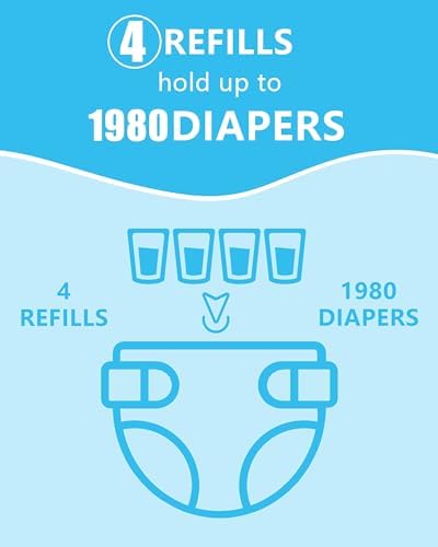 Hidalife diaper disposal bags product box back view