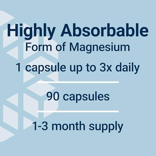 Life Extension Magnesium Glycinate non GMO and gluten free certification seals on side packaging