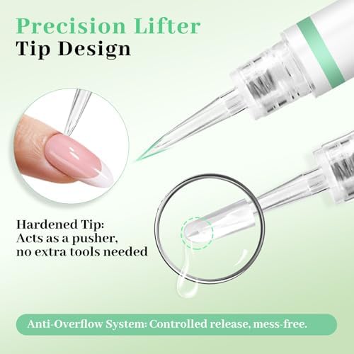 Two Leykosh nail glue remover pens in packaging