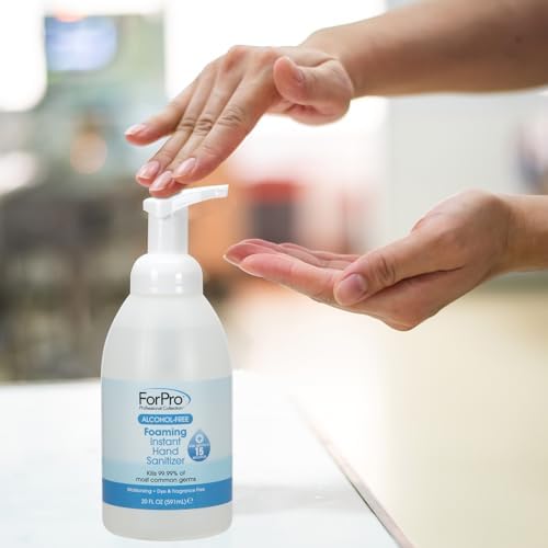ForPro Professional Collection Alcohol-Free Foaming Instant Hand Sanitizer, Moisturizing, Dye and Fragrance Free Sanitizer, 20 Fl Oz - Image 7