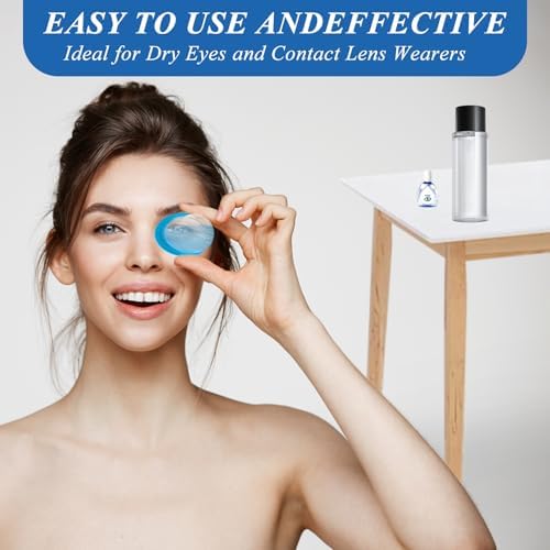 Portable eye cleaning tool for makeup and dust removal