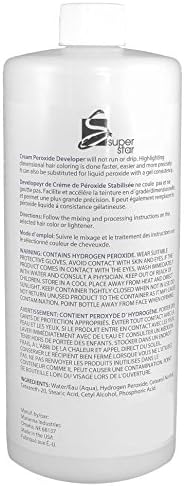 Super Star 40 Volume Cream Peroxide Developer professional hair treatment