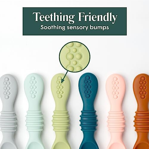 Authentic USA imported silicone baby utensils packaging display