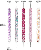 Collection of Artdone flat painting and striping brushes for gel polish