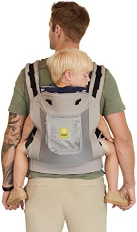 LILLEbaby toddler carrier back carry position illustration with lumbar support visible