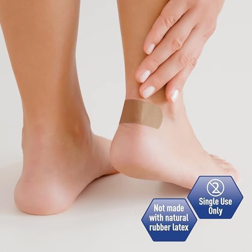 Med Pride sensitive skin adhesive bandages packaging showcasing hypoallergenic and rubber free certifications.