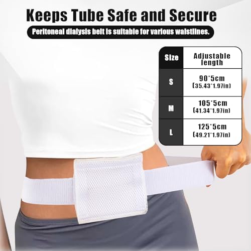 Adjustable PD catheter belt for men and women