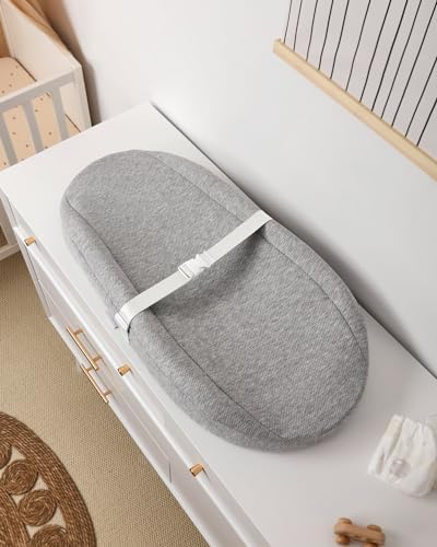 Blissful Diary contoured changing table pad with waterproof lining