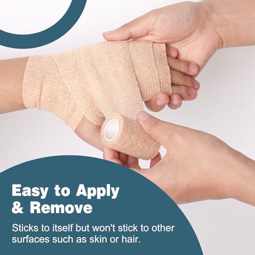 AZEN vet wrap rolls arranged neatly to demonstrate water resistant material.