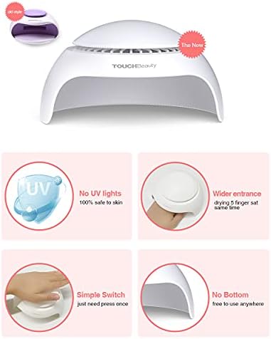 Side profile of Touchbeauty TB-2130 portable nail dryer