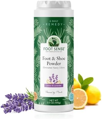 Imported USA foot sense shoe and gear powder for smelly feet relief