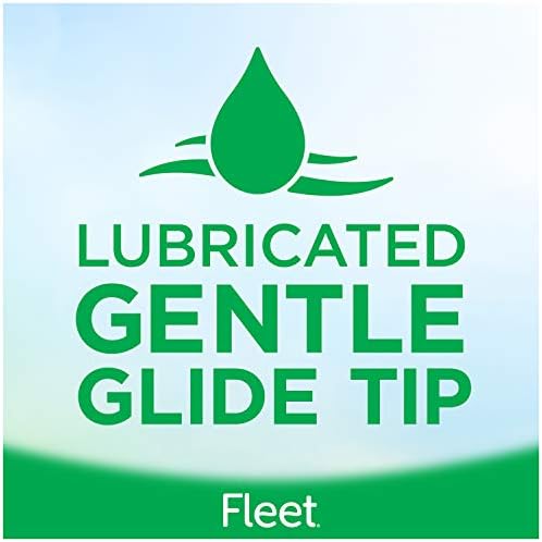 Side view of Fleet Enema bottle illustrating the soft flexible latex free tip