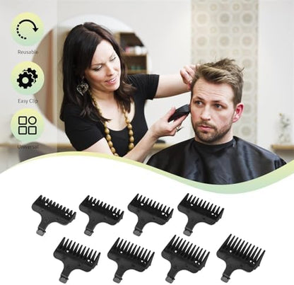 Professional grooming kit showing Wahl T-blade trimmer with attached guard