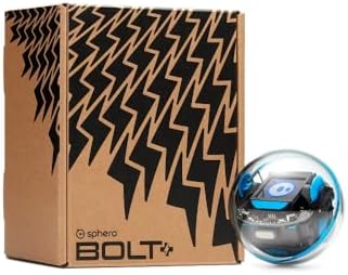Sphero Bolt Plus robot showing LCD screen display