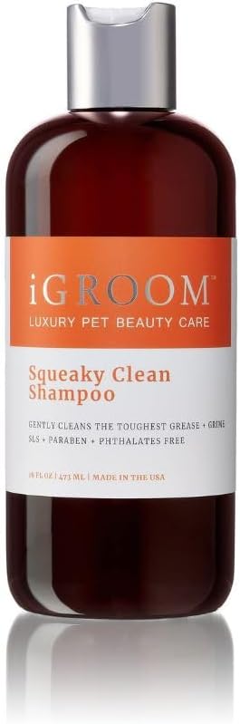 iGroom Squeaky Clean Dog Shampoo, Luxury Pet Beauty Care, Intense Cleaning Power, Chamomile Extracts Sooth Skin, Made in USA (1 GAL) - Image 9