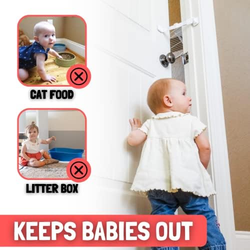 Close up of Door Buddy adjustable strap for cat door