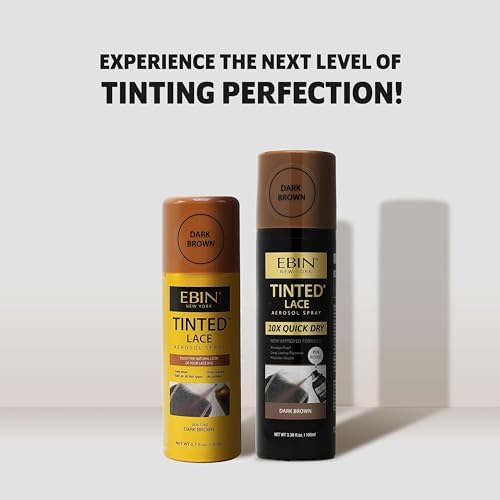 Ebin New York Tinted Lace Spray 10X quick dry application