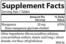 250 count Carlson manganese supplement packaging