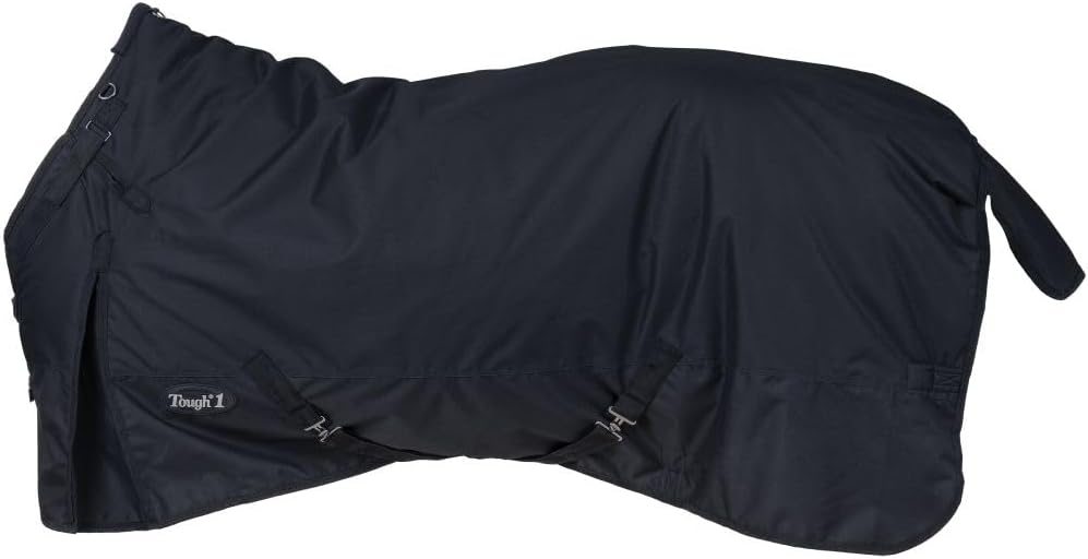 TOUGH1 1200D Turnout Blanket with Belly WRAP and SNUGGIT, Purple, 72-in - Image 14