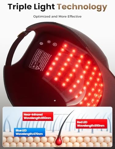 Somlzu laser cap shown in wireless mode